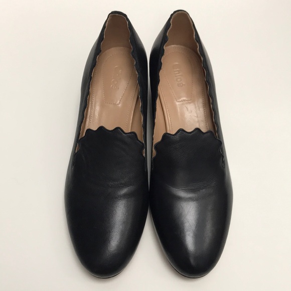Chloe Shoes - Chloe Scalloped loafer sz 38/8